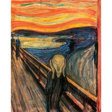 Kırmızı Ayı Çığlık Sayılarla Boyama Seti Kasnaklı