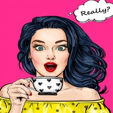 Kırmızı Ayı Popart Really Sayılarla Boyama Seti  Kasnaklı