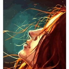 Kırmızı Ayı Kızıl Güzel Sayılarla Boyama Seti Kasnaklı