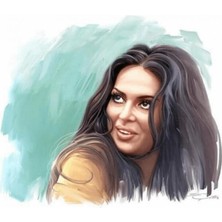 Kırmızı Ayı Türkan Şoray Siyah Beyaz Sayılarla Boyama Seti Kasnaklı