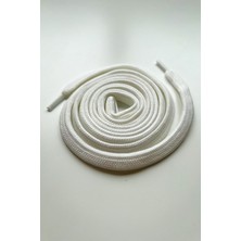 BGC001 120 cm Yassı Spor Bağcık Beyaz