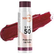 Soltis Renkli Dudak Nemlendiricisi Spf 50+ Böğürtlen 5 gr