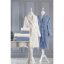 Özdilek Pastoral Krem Lacivert Aile Seti