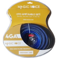 Magicvoice 4ga Oto Anfi Kablo Seti MV-6189