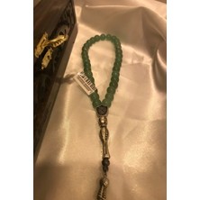 Tespih Florit Doğal Taş Tesbih Gümüş Imameli Ahşap Kutulu