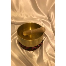 Rahan Tibet Çanağı Pirinç Çanı Kasesi Meditasyon Çanı Yoga Çanı Tibet Singing Bowl 16 cm