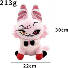 Jea Love 30CM Angel Meow Hazbin Hotel Angel Cat Peluş Oyuncak (Yurt Dışından)