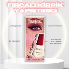 New Show Ultra Güçlü Fırçalı Suya Dayanıklı Kirpik Yapıştırıcı - Eyelash Glue 10 ml