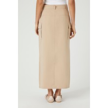 Forever 21 Twill Kargo Maxi Etek