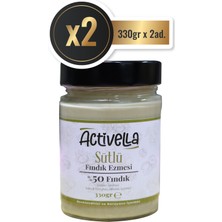 Activella Sütlü Fındık Ezmesi 330gr %50 Fındıklı x2