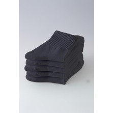 Black Deer 12 Çift Siyah Tenis Çorabı Erkek ,kadın Unisex Tenis Kolej Çorabı