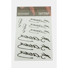 Atatürk Tattoo Dövme Sticker