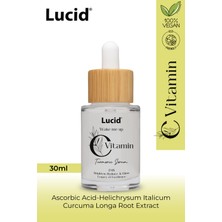 Lucid C Vitamini Turmeric Leke Karşıtı, Cilt Tonu Eşitleyici, Yenileyici, Aydınlatıcı Serum 30 ml