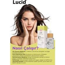 Lucid C Vitamini Turmeric Leke Karşıtı, Cilt Tonu Eşitleyici, Yenileyici, Aydınlatıcı Serum 30 ml