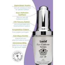 Lucid Göz Çevresi Serumu, Ölmez Çiçek Ton Eşitleyici, Caffeine Hyaluronic Acid 30 ml