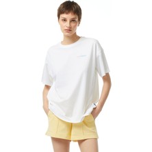 Converse Desert Festival Loose Fit Kadın Beyaz T-Shirt