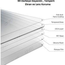 Teknoroket Djı Osmo Pocket 3 Ekran Koruyucu Seti 9h (Lens ve Ekran Koruyucu 2 Parça Dji)
