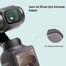 Teknoroket Djı Osmo Pocket 3 Ekran Koruyucu Seti 9h (Lens ve Ekran Koruyucu 2 Parça Dji)