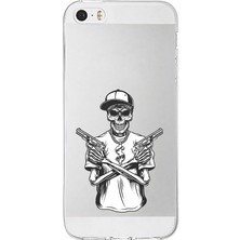 Zeyno Apple Iphone 5s Uyumlu Iskelet Silah  Desenli Silikon Kılıf