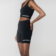 Converse Wordmark Bisiklet U Kadın Siyah Şort