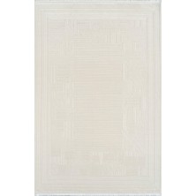 Pierre Cardin Beverly BF04B Krem Akrilik Yumuşak Dokulu Modern Çizgili Halı
