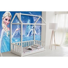 Wall Decorium Frozen Kar Kardeşliği Elsa Çocuk Odası Duvar Kağıdı