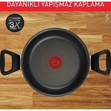 Tefal Titanyum 3x Ultimateone Indüksiyon Tabanlı Sahan - 20 cm