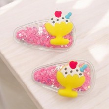 Gigi Giyim Dondurma Desenli Çıtçıt Toka