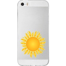 Zeyno Apple Iphone 5s Uyumlu Güneş  Desenli Silikon Kılıf