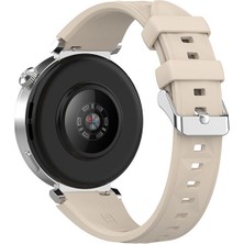 Redmud Teknoloji Huawei Watch Gt4 41 mm ve Gt5 41 mm ile Uyumlu 18 mm Kordon Ayarlanabilir Tokalı Soft Silikon Kayış