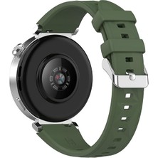 Redmud Teknoloji Huawei Watch Gt 5 41 mm ile Uyumlu 18 mm Kordon Ayarlanabilir Tokalı Soft Silikon Kayış