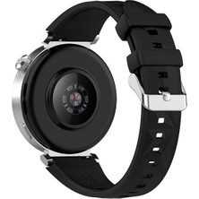 Redmud Teknoloji Huawei Watch Gt4 41 mm ve Gt5 41 mm ile Uyumlu 18 mm Kordon Ayarlanabilir Tokalı Soft Silikon Kayış