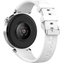Redmud Teknoloji Huawei Watch Gt4 41 mm ve Gt5 41 mm ile Uyumlu 18 mm Kordon Ayarlanabilir Tokalı Soft Silikon Kayış