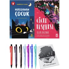 Çiçek Ekspresi ve Mırıldanan Çocuk 2'li Set - Kalem