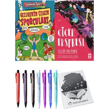 Çiçek Ekspresi ve Gezegenin Çılgın Sporcuları 2'li Set - Kalem