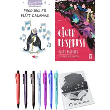 Çiçek Ekspresi ve Penguenler Flüt Çalamaz 2'li Set - Kalem