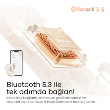 Soundpeats Clear TWS (ENC) Bluetooth Kablosuz Kulaklık Bej - IOS ve Android Uyumlu - (Soundpeats Türkiye Garantili)