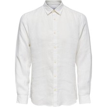 Only & Sons Onskarlo Ls Lınen Shırt %100 Keten