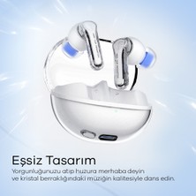 Soundpeats Clear TWS (ENC) Bluetooth Kablosuz Kulaklık Beyaz - IOS ve Android Uyumlu - (Soundpeats Türkiye Garantili)