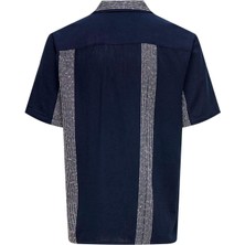 Onsavı Reg Ss Boucle Strpe Resort Shırt Pamuk Erkek T-Shirt