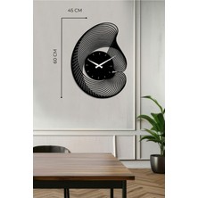 Chic Dekoratif Metal Duvar Saati 60X45 cm