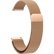 Forzacase Huawei Watch Gt5 Pro 42MM ile Uyumlu Metal Mıknatıslı Kordon Kayış - FC356