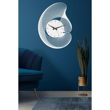 Chic Dekoratif Metal Duvar Saati 60X45 cm