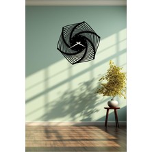 Pierre Dekoratif Metal Duvar Saati 60X60 cm
