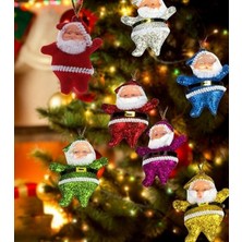 Okavango Yılbaşı Karışık Renkli Noel Baba Figürü 6 Lı
