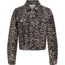 Onlanlıe Ls Aop Jacket Pnt   Only Leopar Ceket
