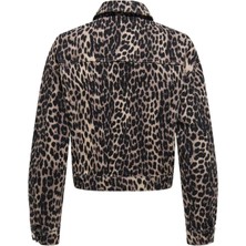 Onlanlıe Ls Aop Jacket Pnt   Only Leopar Ceket