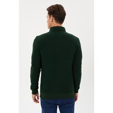Tony Montana Tony Classics Cepli Kadife Selanik Polo Yaka Sweatshirt- KS-1492