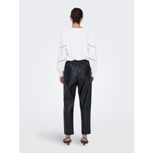 Only Onlmynte Faux Leather Pants Otw Only Suni Deri Pantalon
