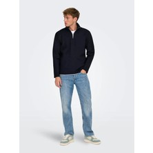 Only & Sons Onslars Reg Quarter Zıp Hıgh Neck Only Sons Fermuarlı Sweat
